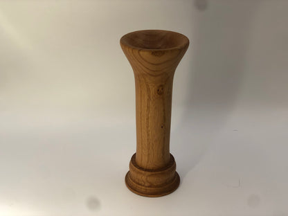 Vase en bois de merisier soliflore type pilier
